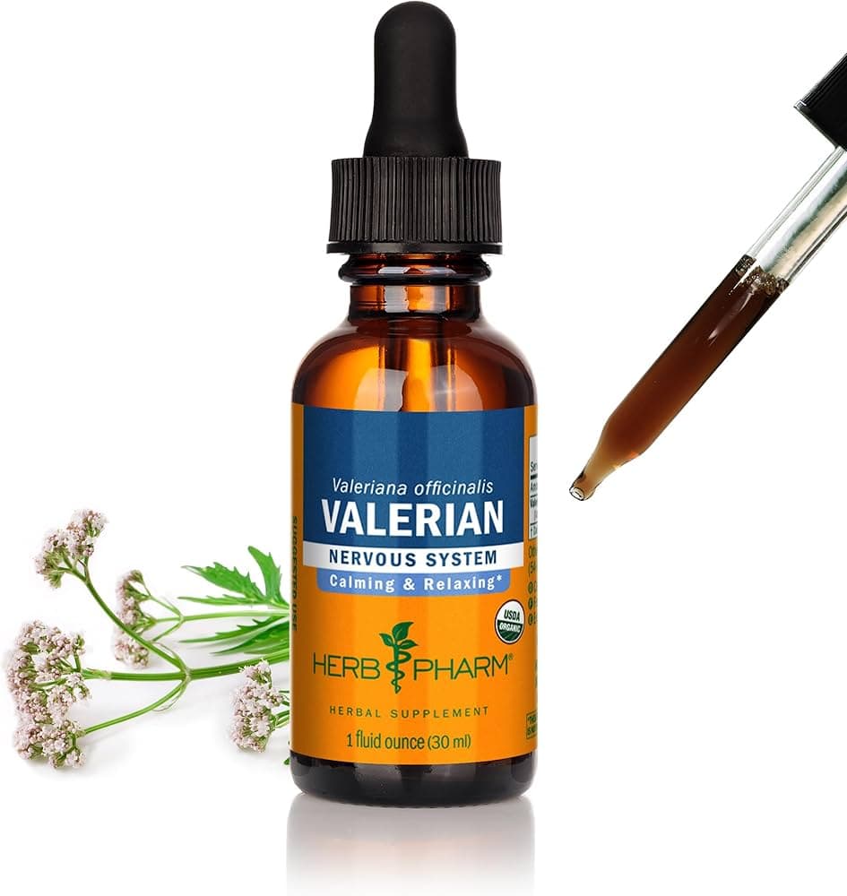 Amazon.com: Herb Pharm Certified Organic Valerian Root Liquid ...