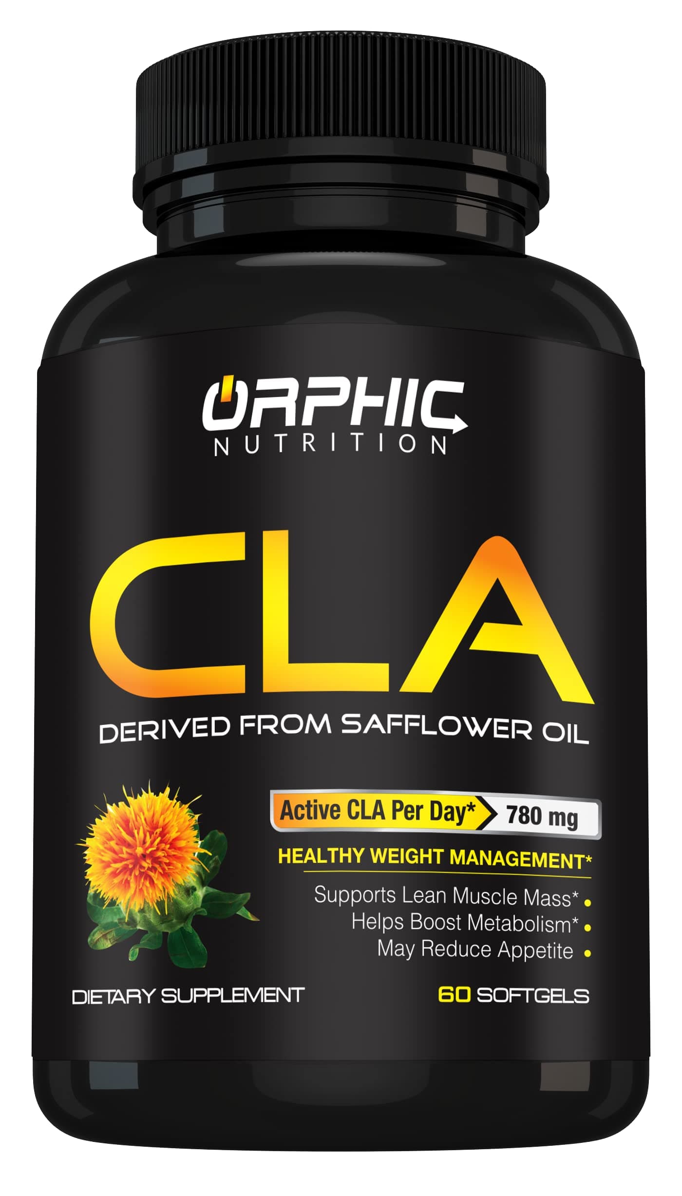 CLA Safflower Oil Supplement for Weight Loss, Metabolism ...