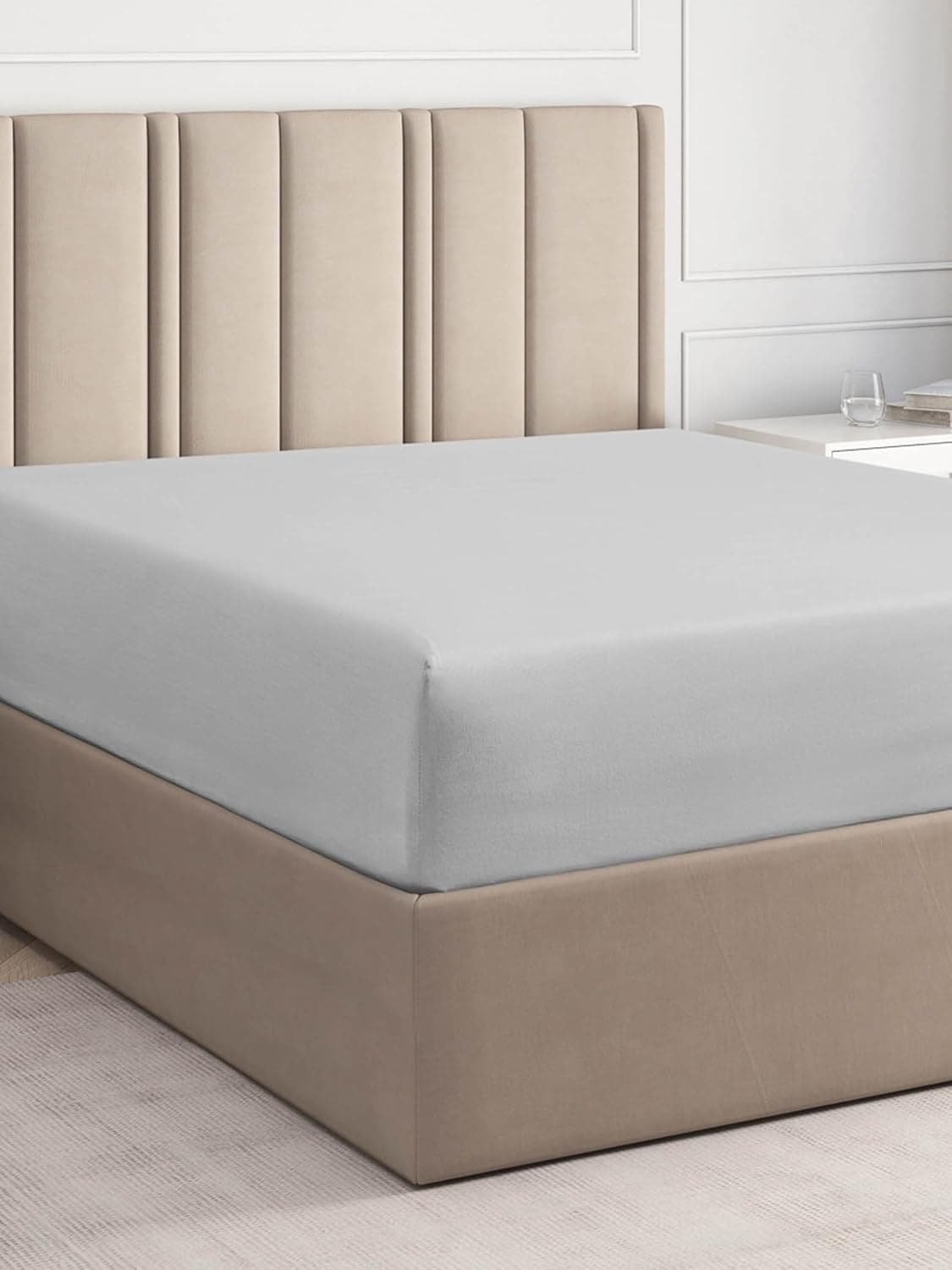 Amazon.com: Twin Egyptian Cotton Fitted Sheet - 100% Egyptian Cotton ...