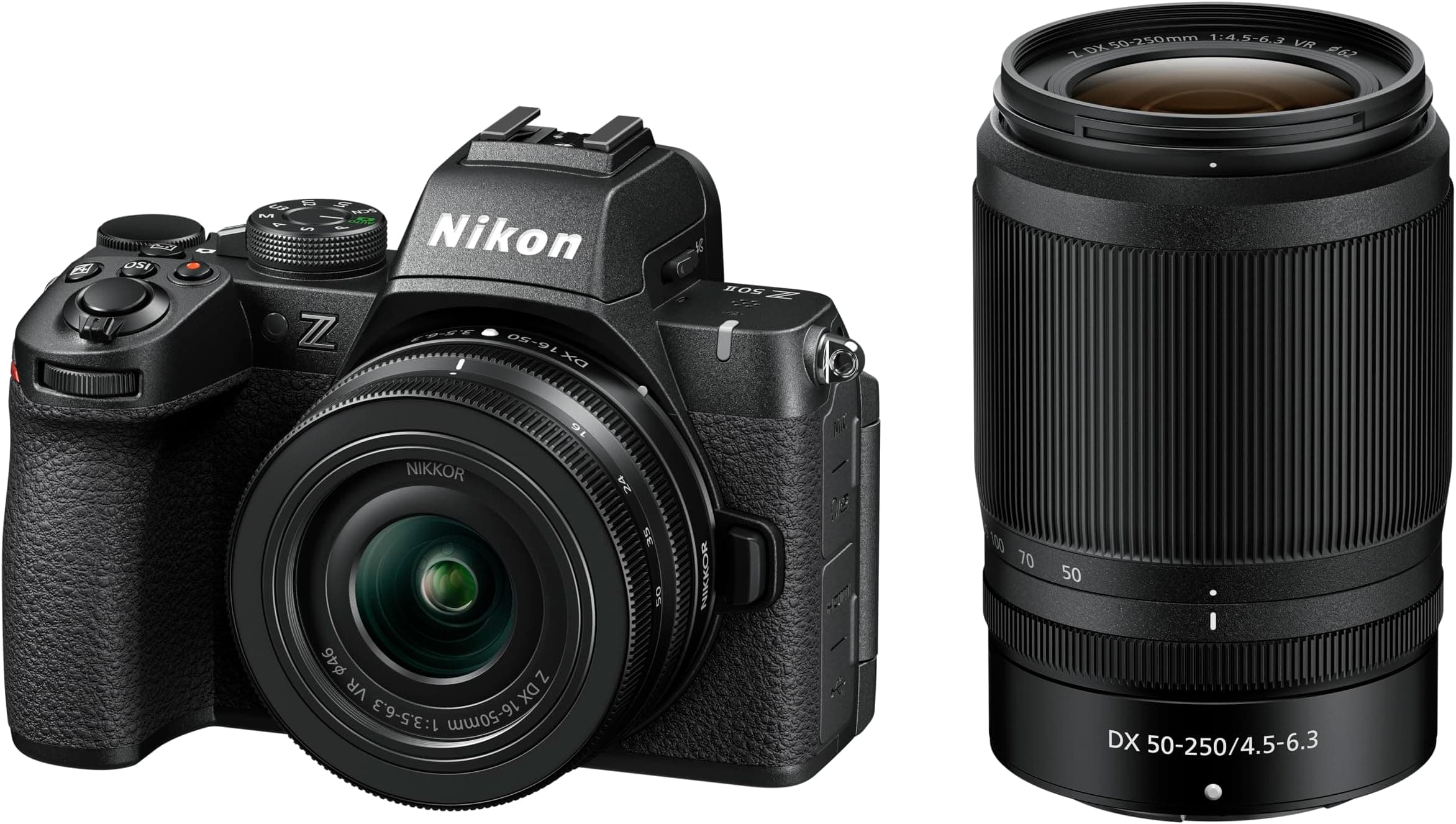Amazon.com : Nikon Z50 II with Two Lenses | Compact mirrorless Stills ...