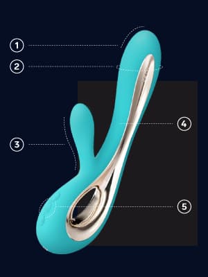 LELO Soraya 2 Rabbit Vibrator for Women Rabbit Sex Toy, Vibe for ...