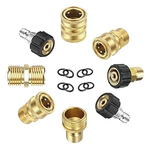 Pressure Washer Adapter Set, Quick Disconnect Hose Fittings Kit, Quick ...