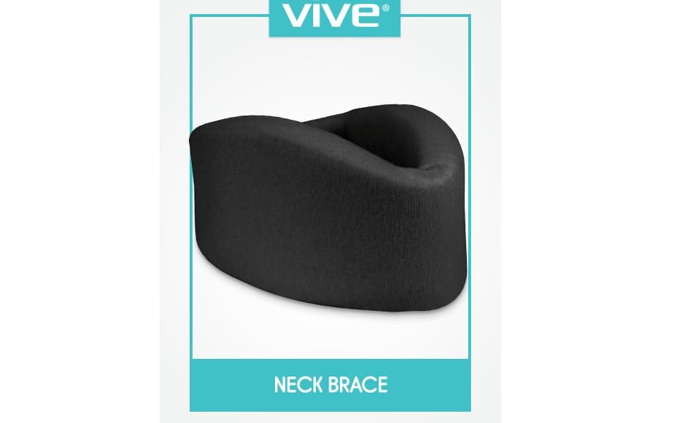 Vive Neck Brace - Foam Cervical Collar - Adjustable Soft Support Collar ...