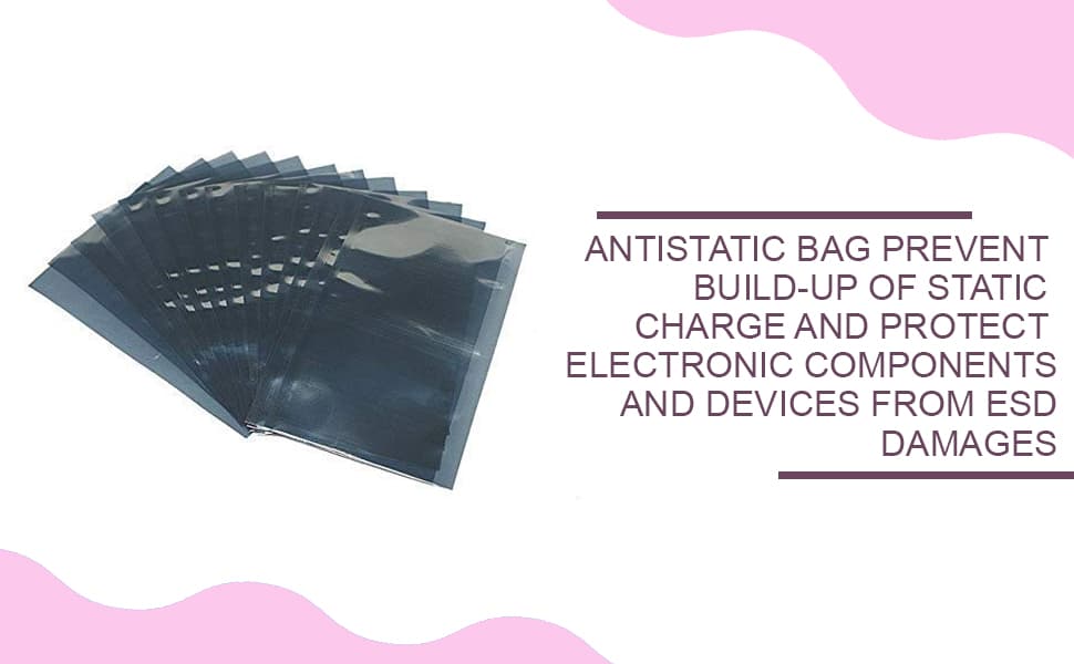 Supreme-50 Pcs (Anti-static) ESD Safe Static Shielding Bag Size For ...