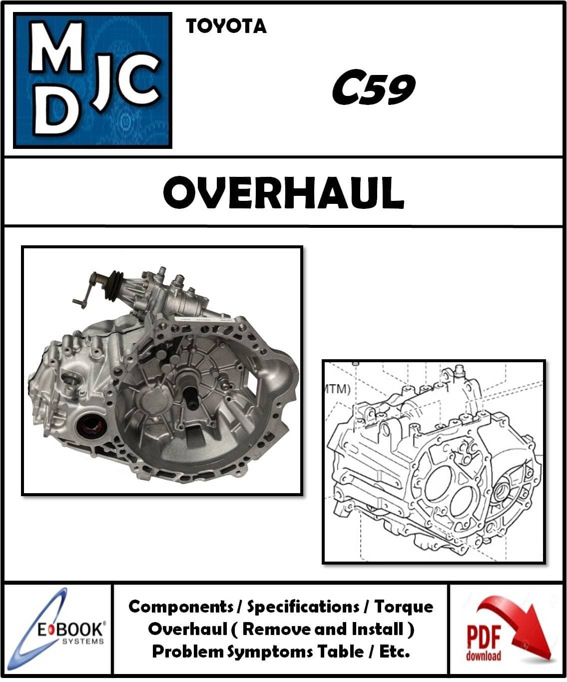 Genuine Toyota Remanufactured C59 5-Speed Transmission