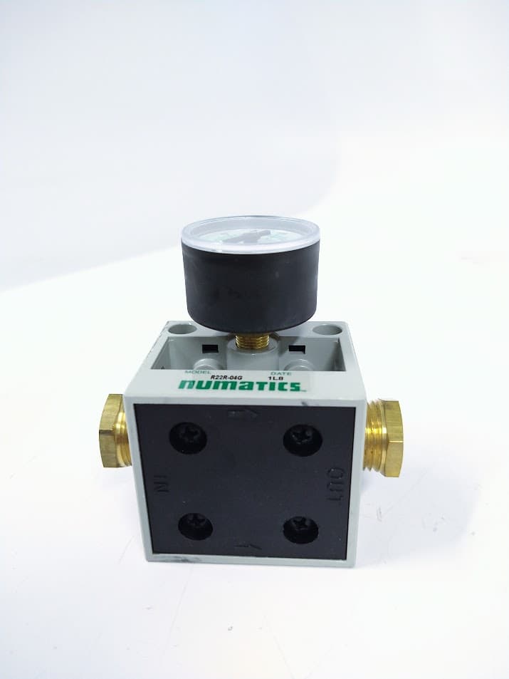 -NEW- Numatics R22R-04G, Pneumatic Regulator 1/2'' NTP 125 psi - Max ...