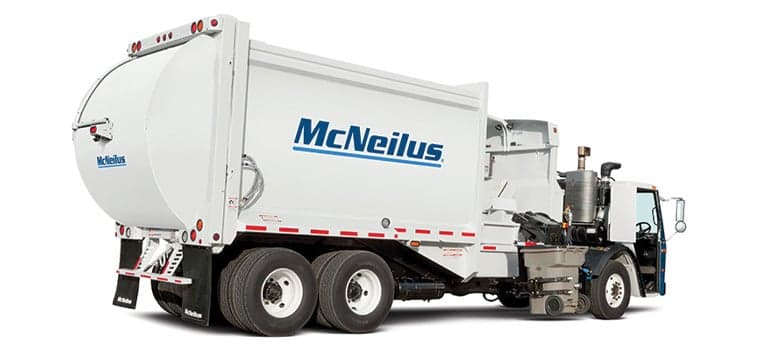 McNeilus Side Loader Garbage Trucks