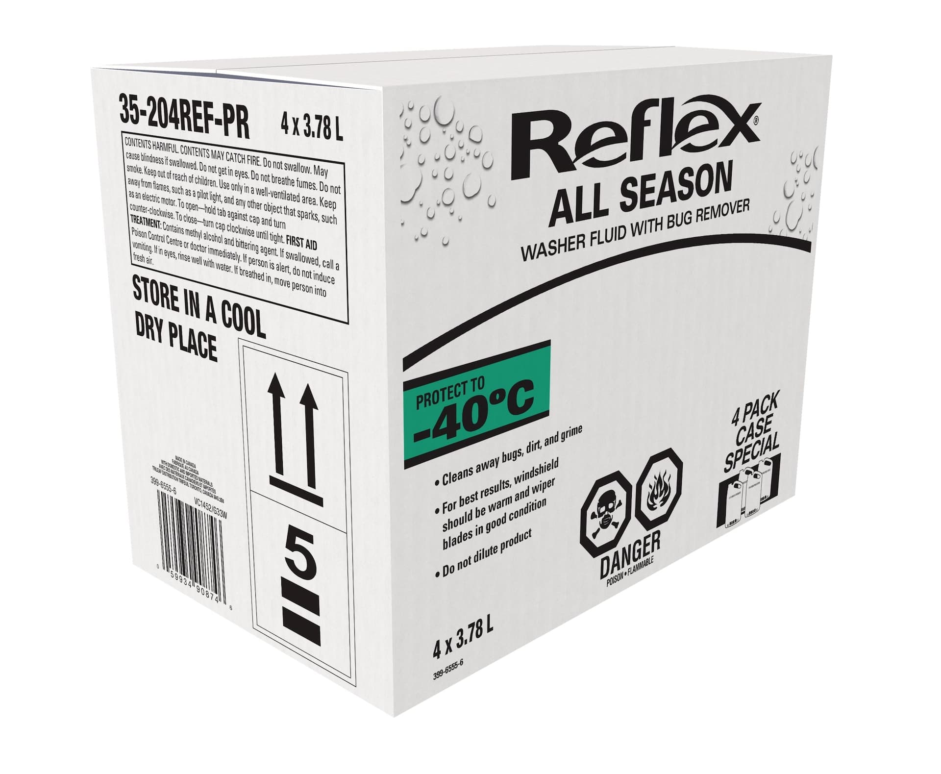 Reflex All-Season Windshield Washer Fluid