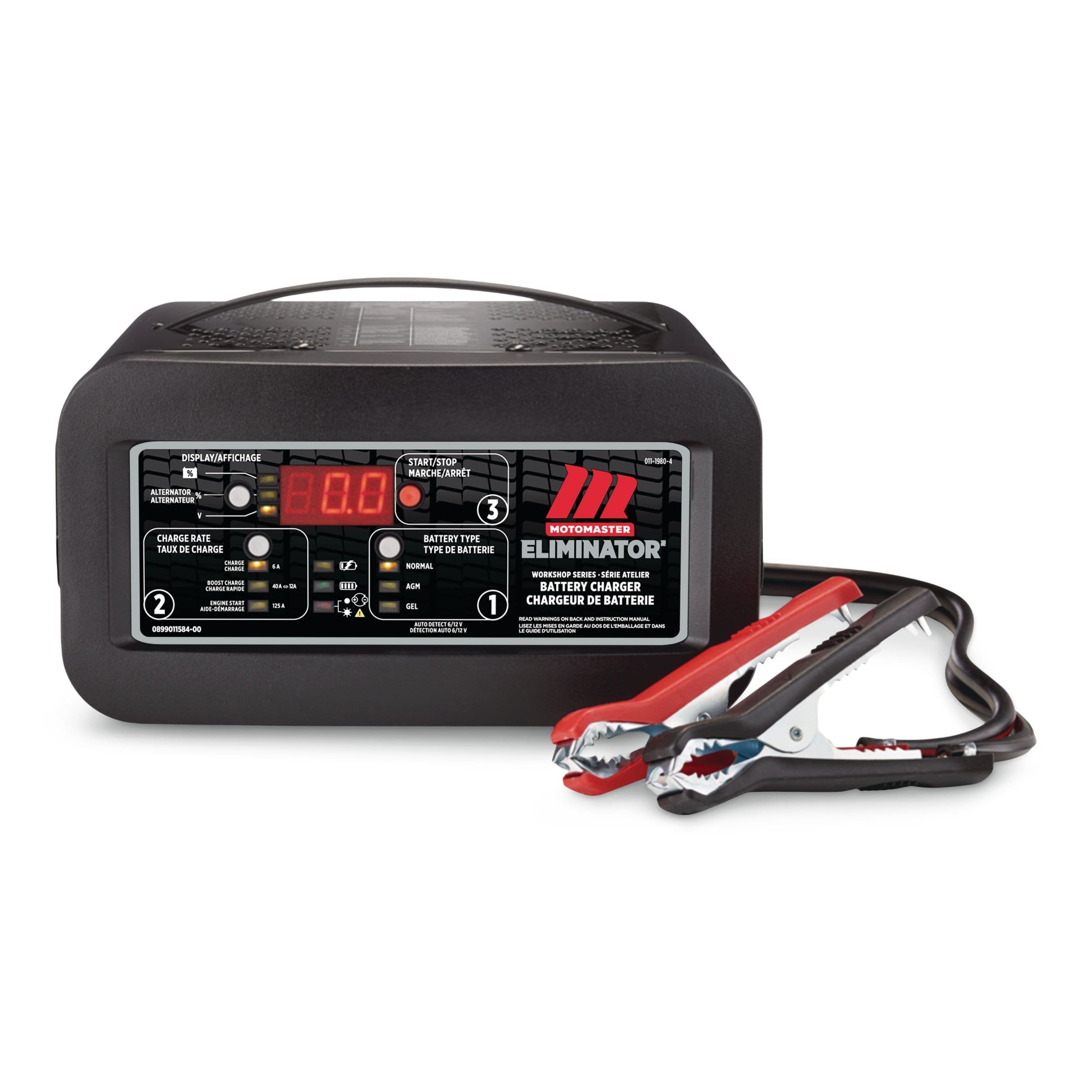 MotoMaster Eliminator Workshop Series Smart Battery Charger, Fully ...