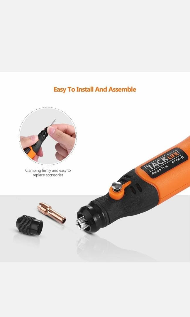 TACKLIFE POWER ROTARY TOOL. PCG01B, Furniture & Home Living, Home ...
