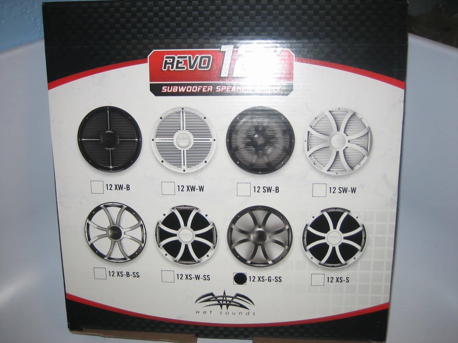 Wet Sounds REVO 12'' XS-B-SS Subwoofer Speaker Grille - New in ...