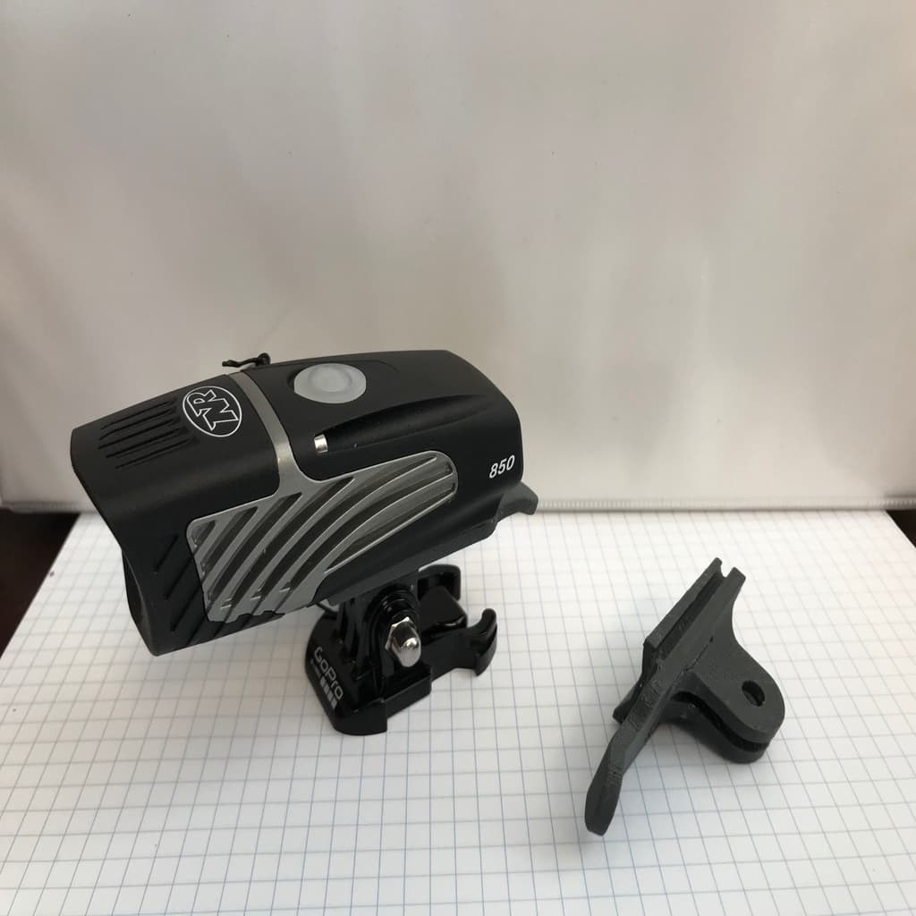 NiteRider Lumina GoPro Mount by w33ble | Download free STL model ...