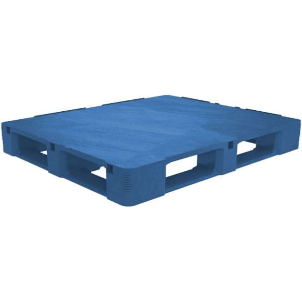 40 x 48 Rackable FDA HD Closed Deck Plastic Pallet - Blue...