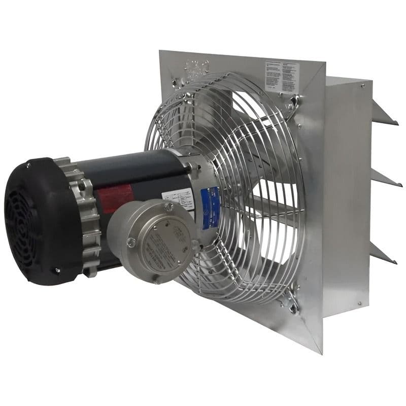 Canarm 24" Shutter Mounted Explosion Proof Exhaust Fan, Single Speed ...