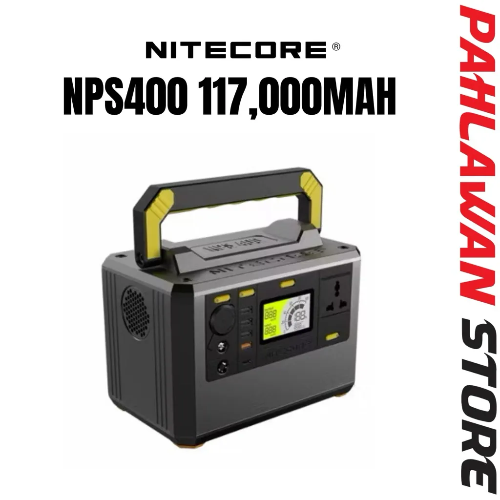 Nitecore NPS400 mAh117000mAh Portable Power Station - Pahlawan Store