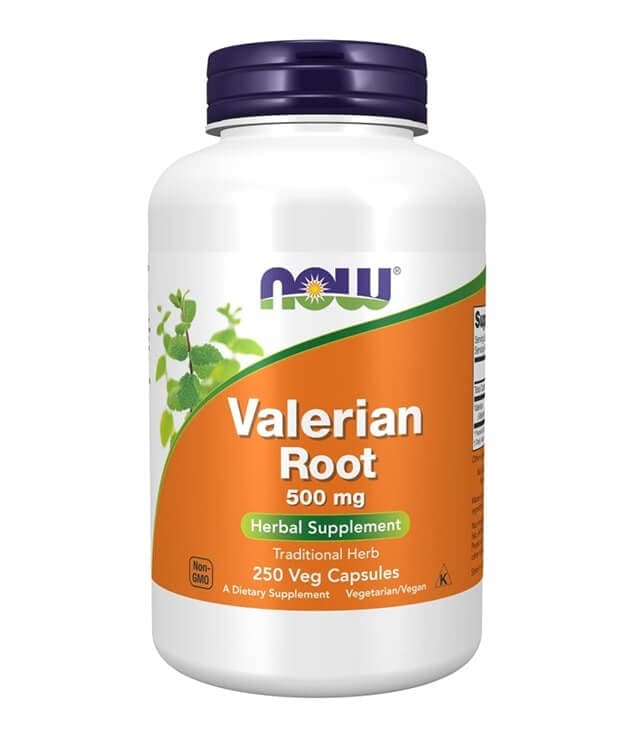 PALMARYA - NOW FOODS | VALERIAN ROOT 500 MG HERBAL SUPPLEMENT CAPSULES