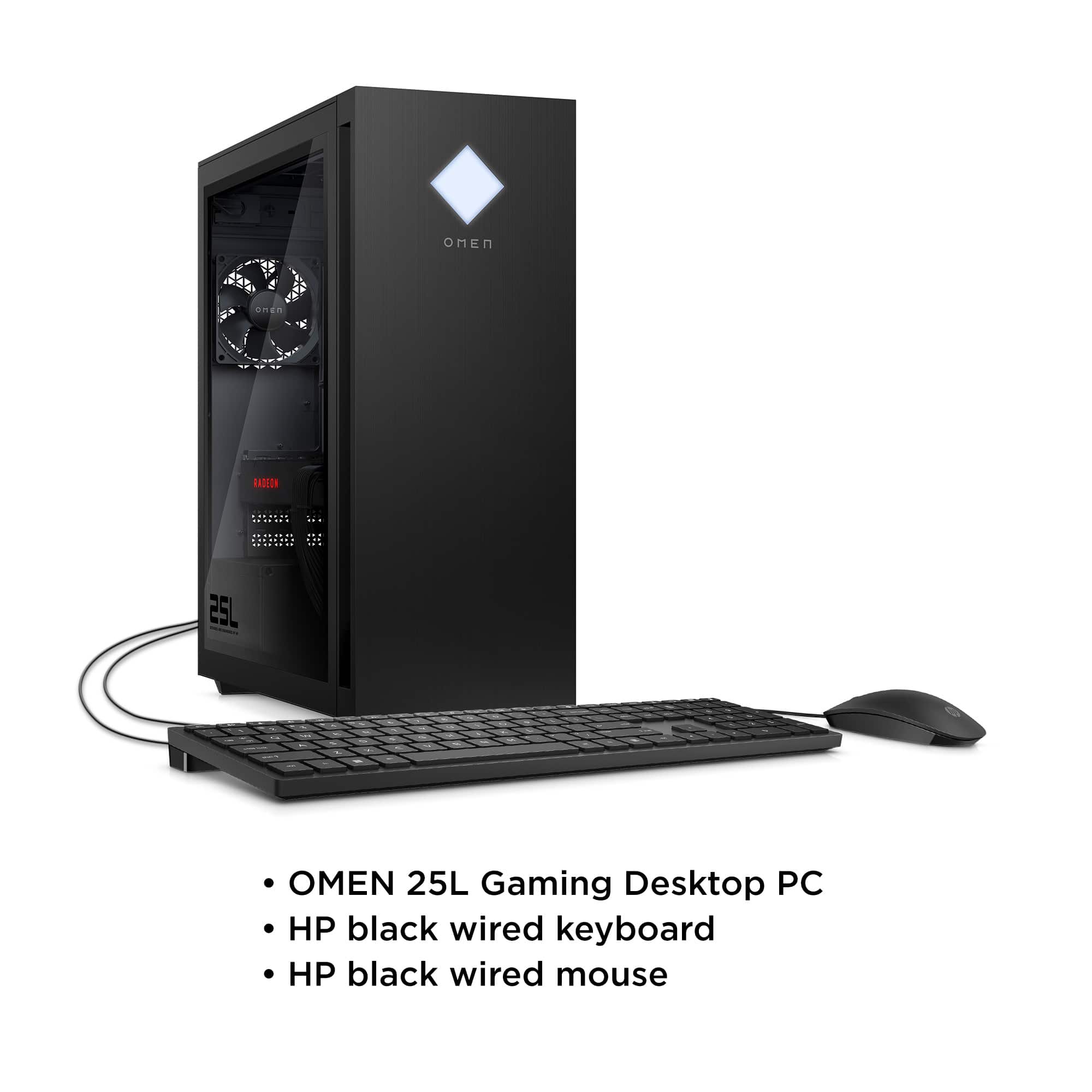 Customer Reviews: HP OMEN 25L Gaming Desktop AMD Ryzen 5 5600G 16GB ...