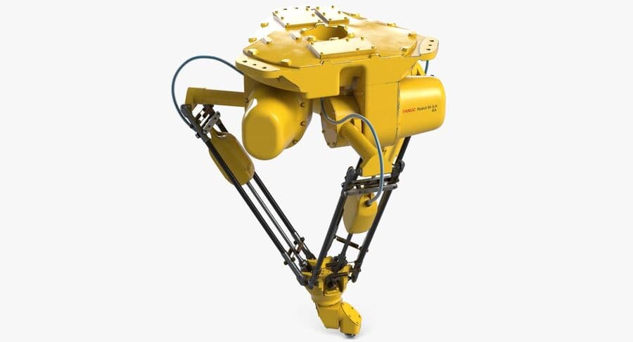 Robot Delta FANUC M3iA modèle 3D $149 - .max .fbx .obj .3ds - Free3D