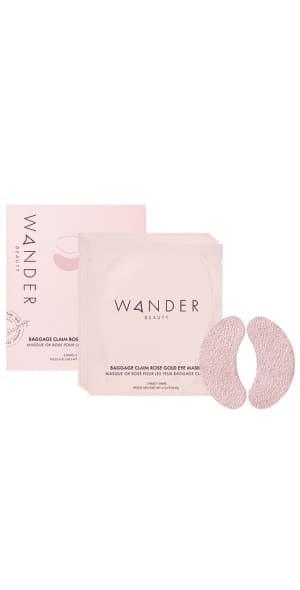 Wander Beauty - Baggage Claim Rose Gold Eye Masks 6 Pack