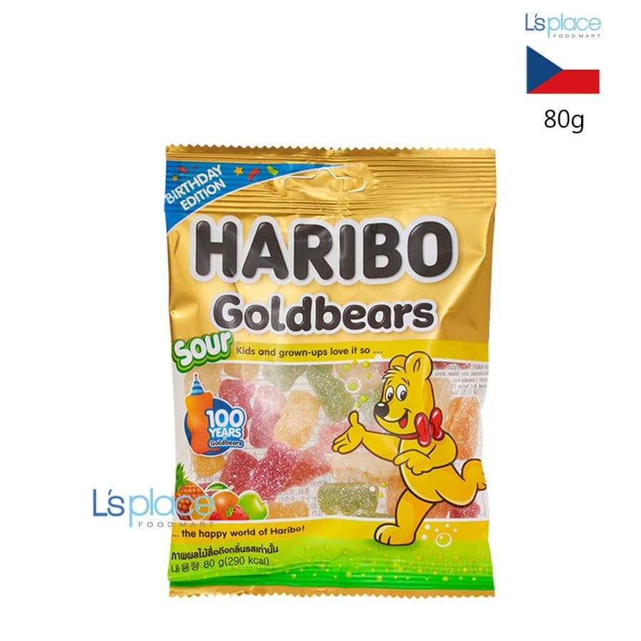 Haribo Kẹo dẻo Goldbears Sour – L's Place Foodmart