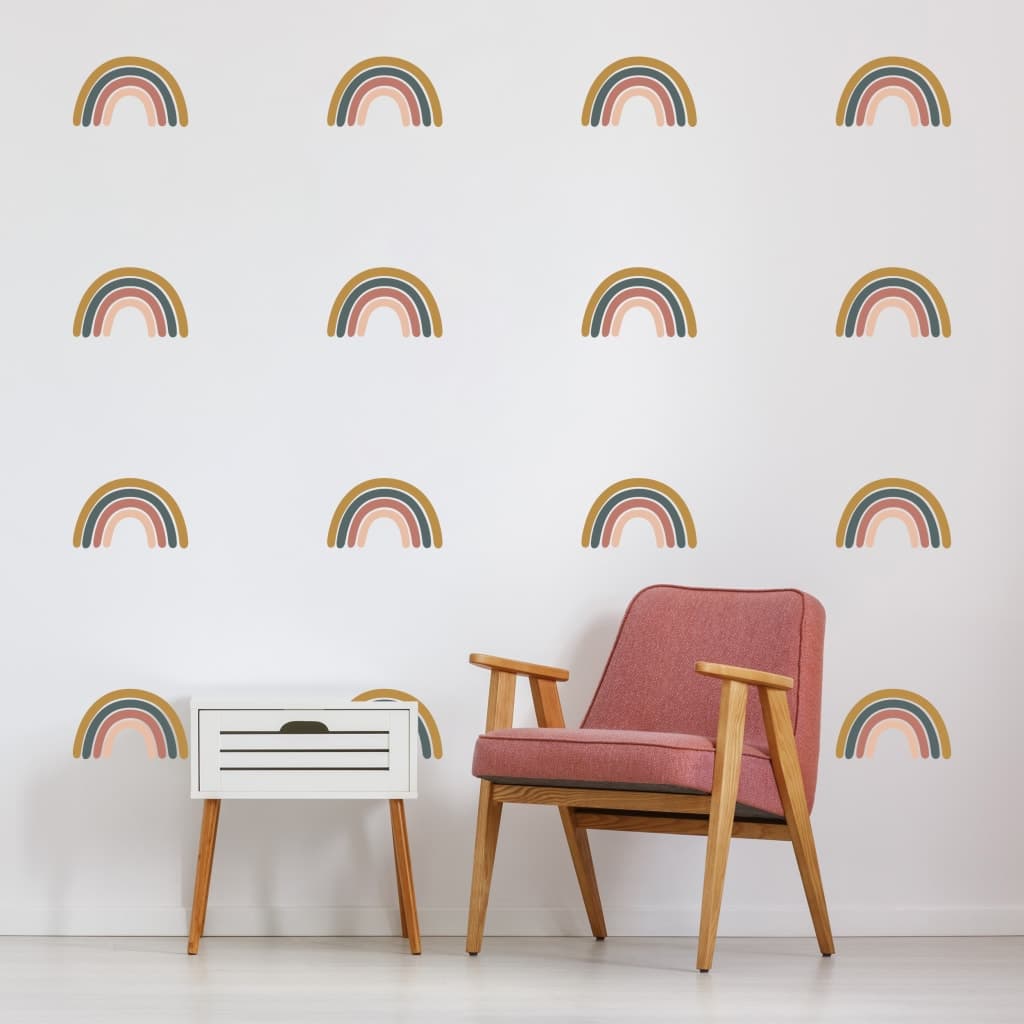 Boho Rainbow Wall Decals - Wall Stickers | CraftCuts.com