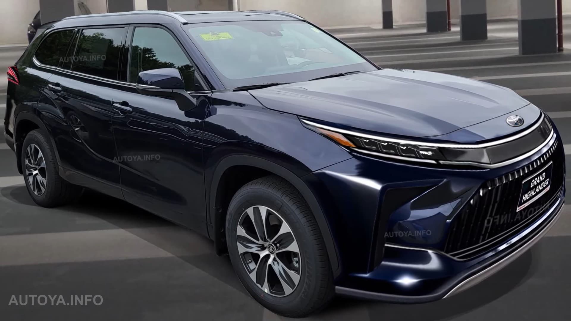 Three-Row Toyota Grand Highlander Hybrid MAX SUV Gets Revealed, Albeit ...