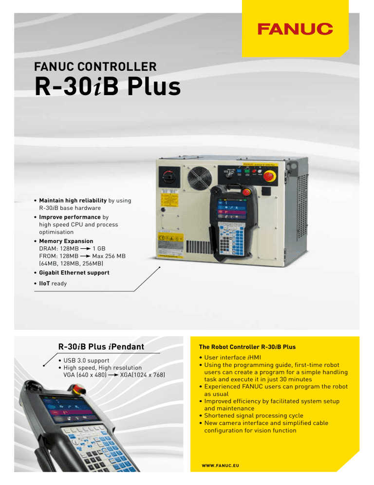 FANUC R-30iB Plus Robot Controller Brochure