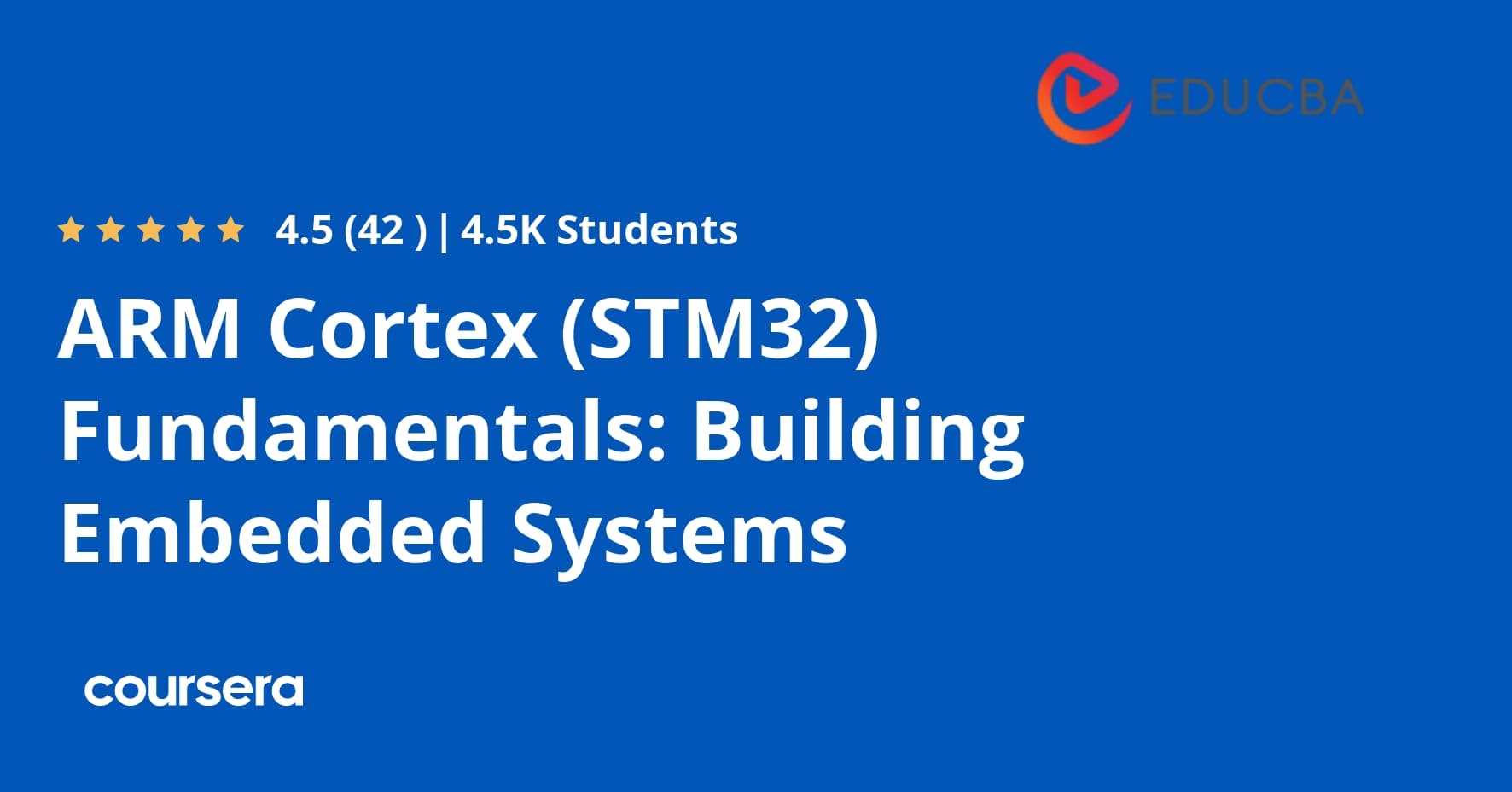 ARM Cortex (STM32) Fundamentals: Building Embedded Systems | Coursera