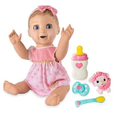 Spin Master + Luvabella Responsive Baby Doll with Realistic Expressions ...