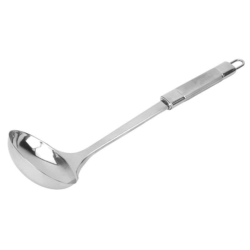 Louche de cuisine en acier inoxydable 18.10 longueur de 33 cm avec ...
