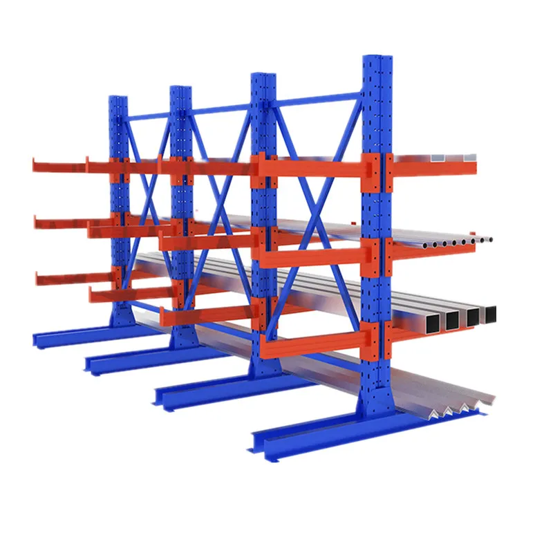 Industrial Cantilever Racking System Warehouse Metal Heavy Duty ...