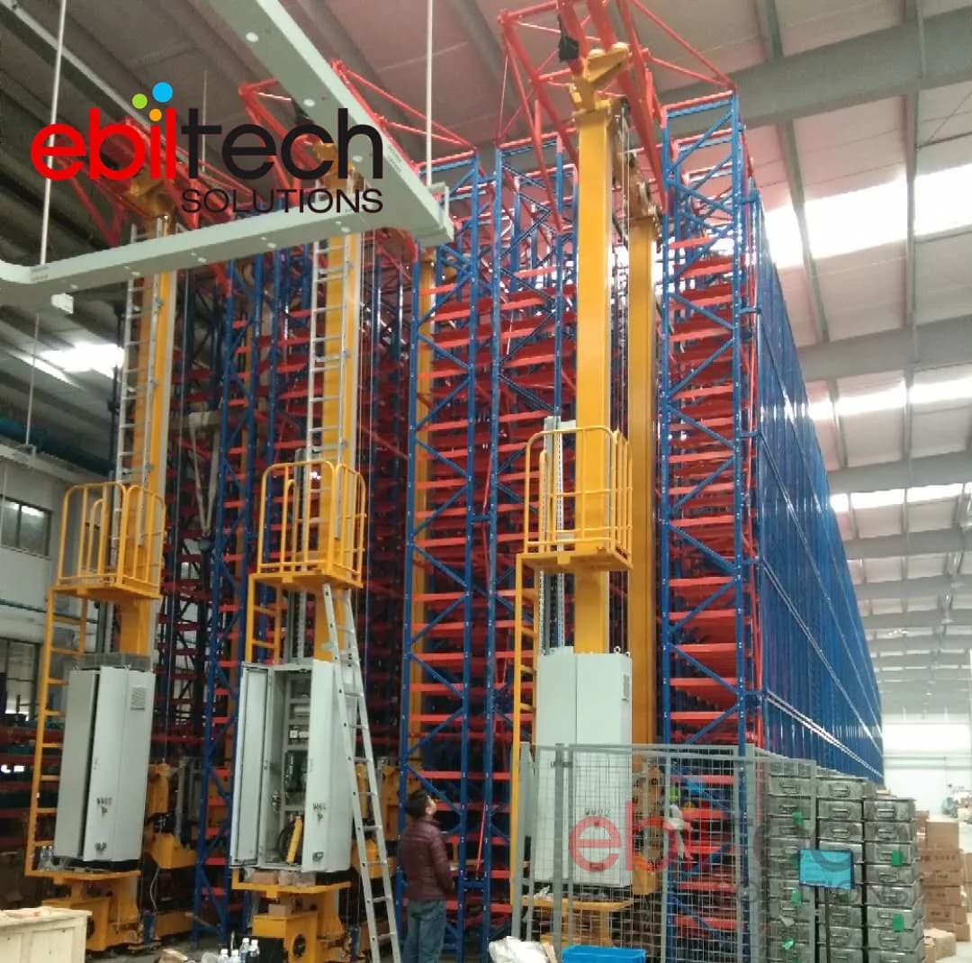 Automated ASRS Customized Pallet Mini Load Stacker Crane
