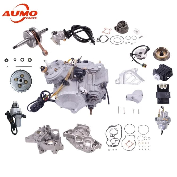 Minarelli AM6 50CC Engine Assembly - 2 Stroke Water-Cooled Motorcycle ...