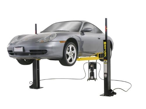 Dannmar MaxJax Portable 6,000-lbs. capacity Portable 2-Post Lift ...