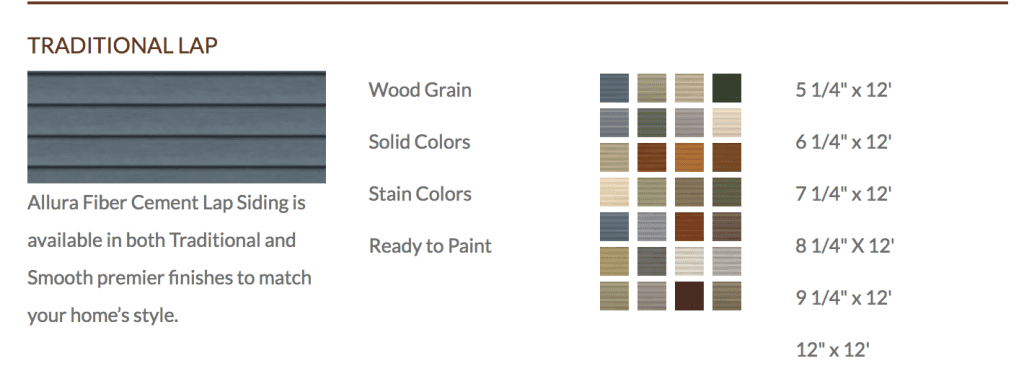 Allura® Lap – Fiber Cement Siding - Scottish Home Improvements