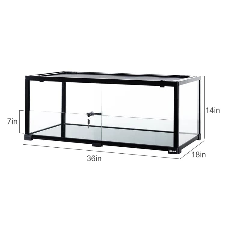 OiiBO 40 Gallons 36'' x 18'' x 14'' Metal Reptile Terrarium & Reviews ...