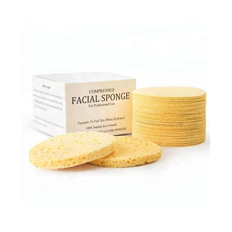 Compressed Facial Sponges for Professional Use - Sponge Center