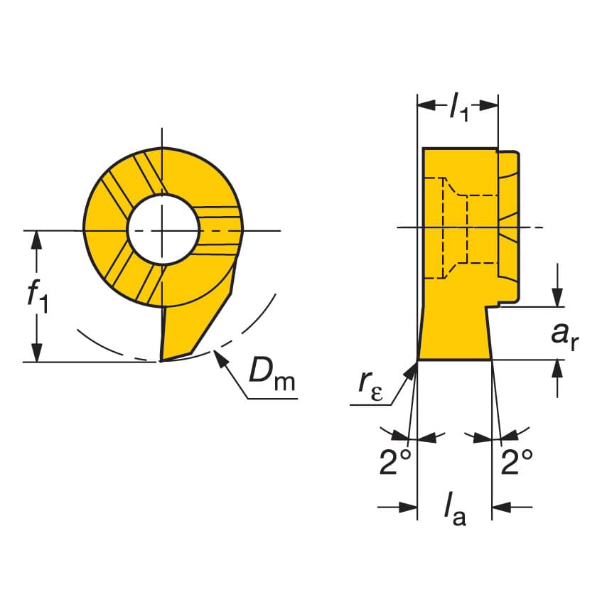 Sandvik Coromant grooving insert | Cromwell Tools