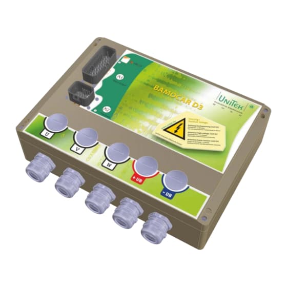 UNITEK BAMOCAR-D3-700-100 MANUAL Pdf Download | ManualsLib