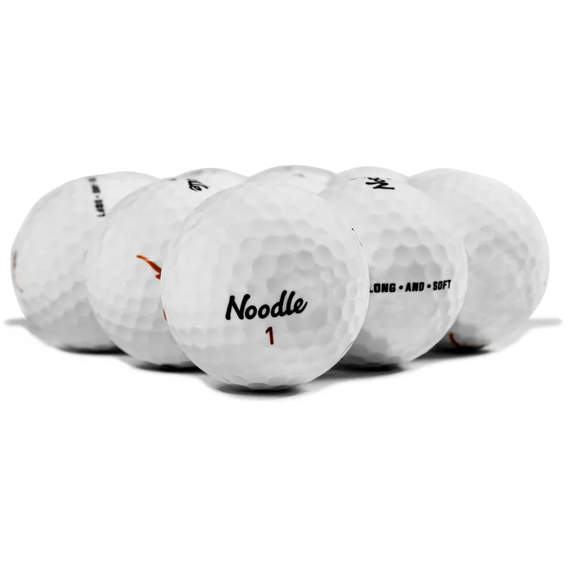 TaylorMade Noodle Long and Soft Logo Overrun Golf Balls - Golfballs.com