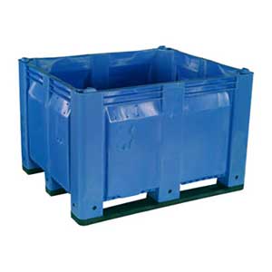 Decade MACX® M40SBL1 Solid Bin, Long Side Runner, Blue