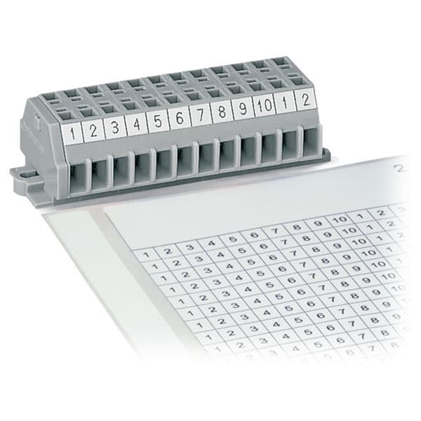 WAGO 210-333/500-002 Marking Strip for 260 2-conductor Terminal Strip 1 ...