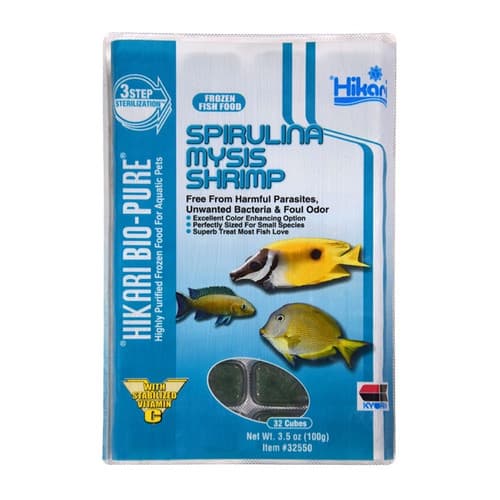 Hikari Frozen Mysis Shrimp Cubes 3.5oz $9.99 - Premium Marine Protein ...