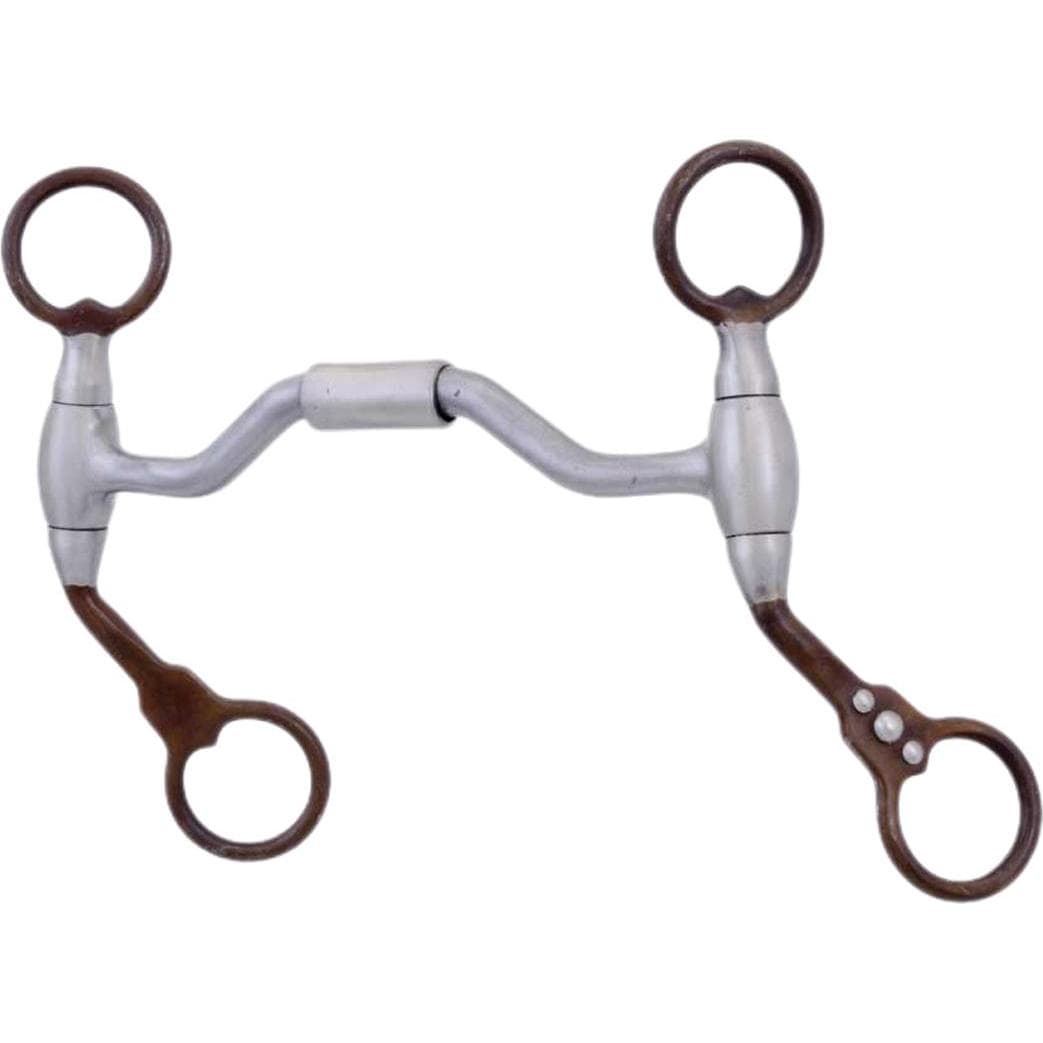 Metalab Western snaffle bit for horse in sweet iron and copper - Galaxus