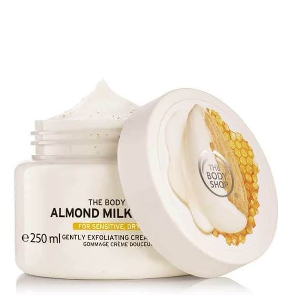 BODY CARE THE BODY SHOP ALMOND MILK & HONEY GENTLY EXFOLIATING ...