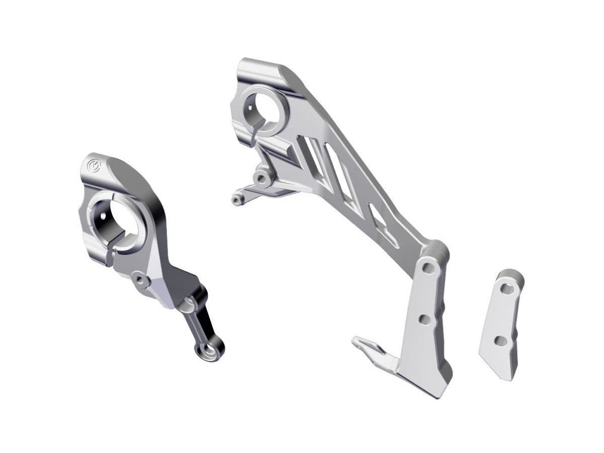102104055 MOTOCORSE BILLET ALUMINUM SIDE FRAME PLATES KIT DUCATI ...