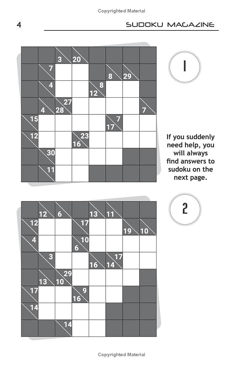 Easy Kakuro: 250 Cross Sums Math Logic puzzles for adults – Sudoku Magazine