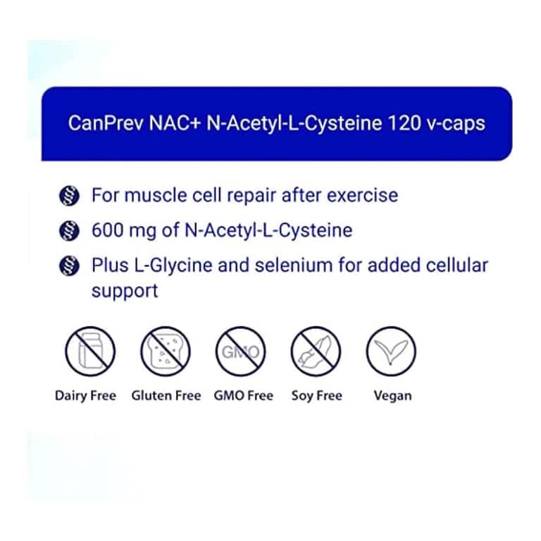 CanPrev - NAC+N-Acetyl-L-Cysteine (120 v-caps)
