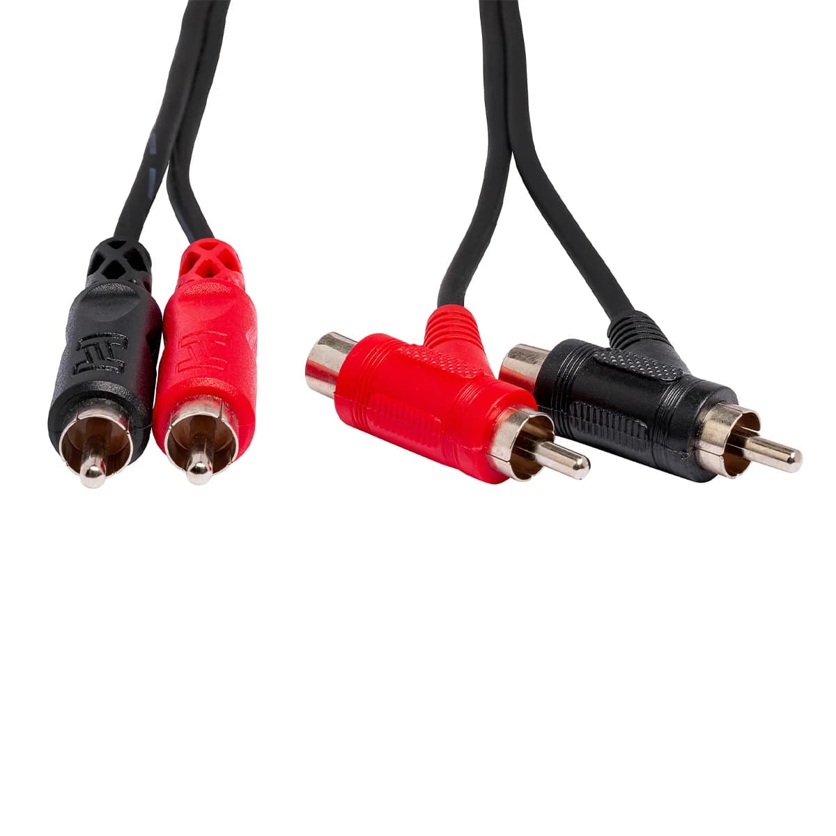 Hosa Interconnect Cable Dual Piggyback RCA - 2m - Tough Audio Australia