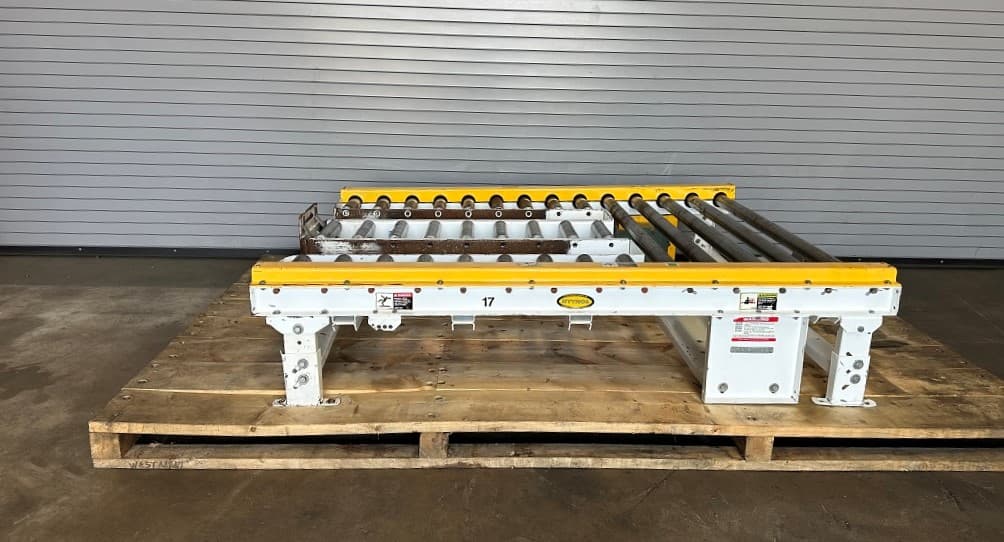 HYTROL 56" X 7' CHAIN DRIVEN BULK PALLET ROLLER CONVEYOR | Used